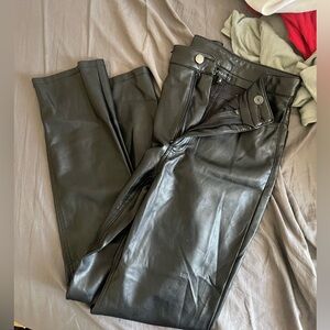Dynamite black faux leather pants